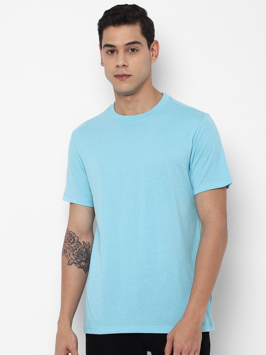 FOREVER 21 Men Blue T-shirt
