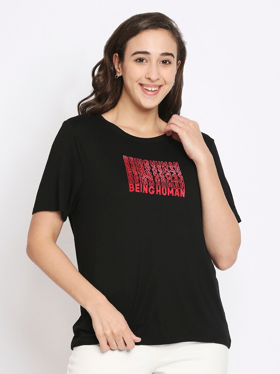 Being human ladies t shirt clearance
