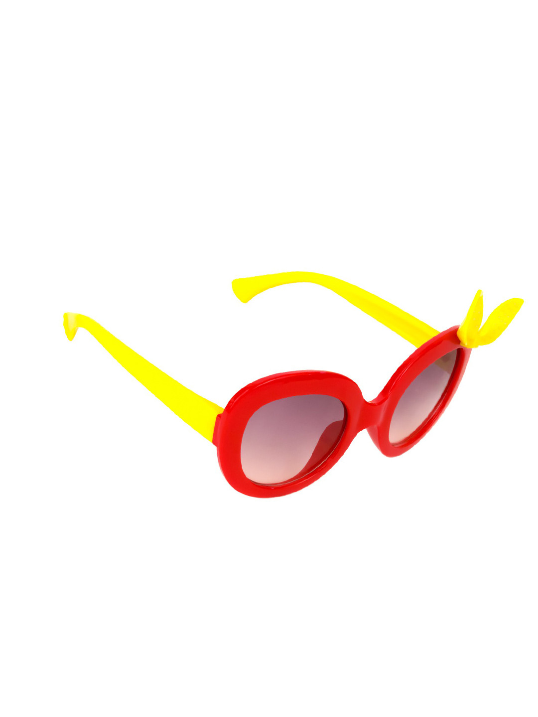 Spiky Kids Grey Lens & Red Full Rim Butterfly Sunglasses with UV Protected Lens