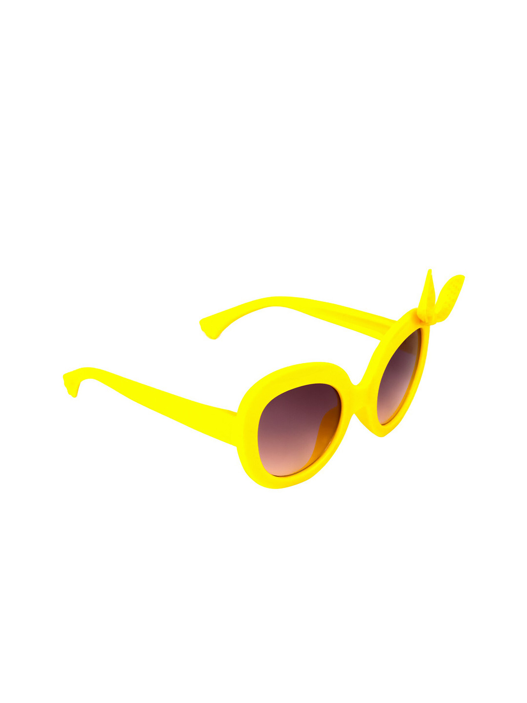 Spiky Unisex Kids Grey Lens & Yellow Butterfly Sunglasses with UV Protected Lens