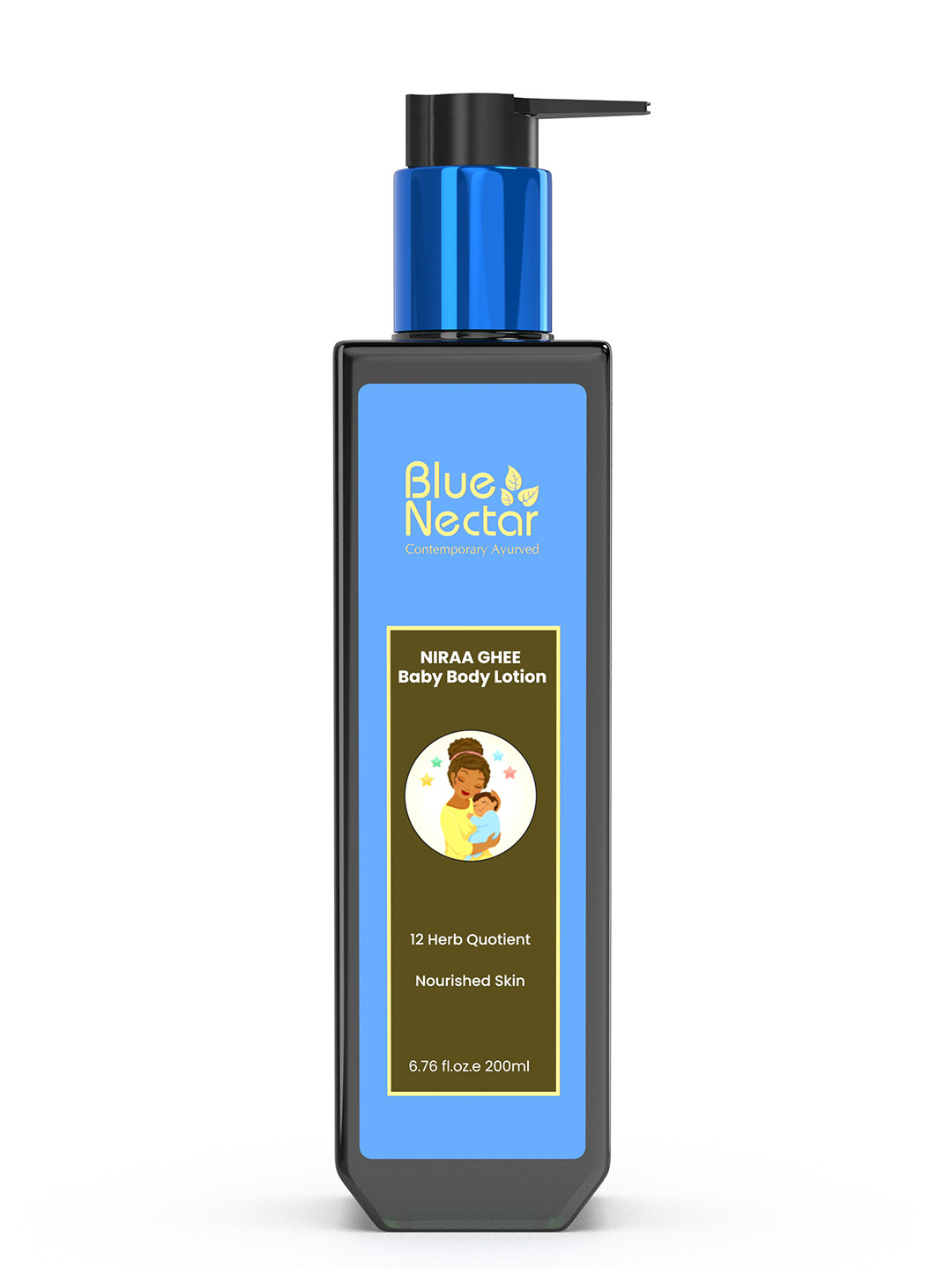 Blue Nectar Baby Contemporary Ayurved Niraa Body Lotion with Ghee - 200 ml