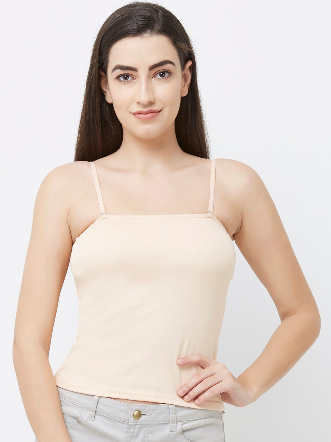 FashionRack Women Beige Solid Camisole