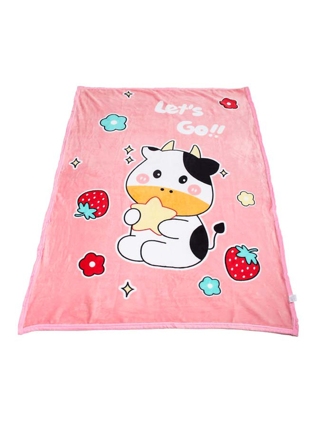 Buy Butterthief Pink White Cartoon Characters Microfiber AC Room