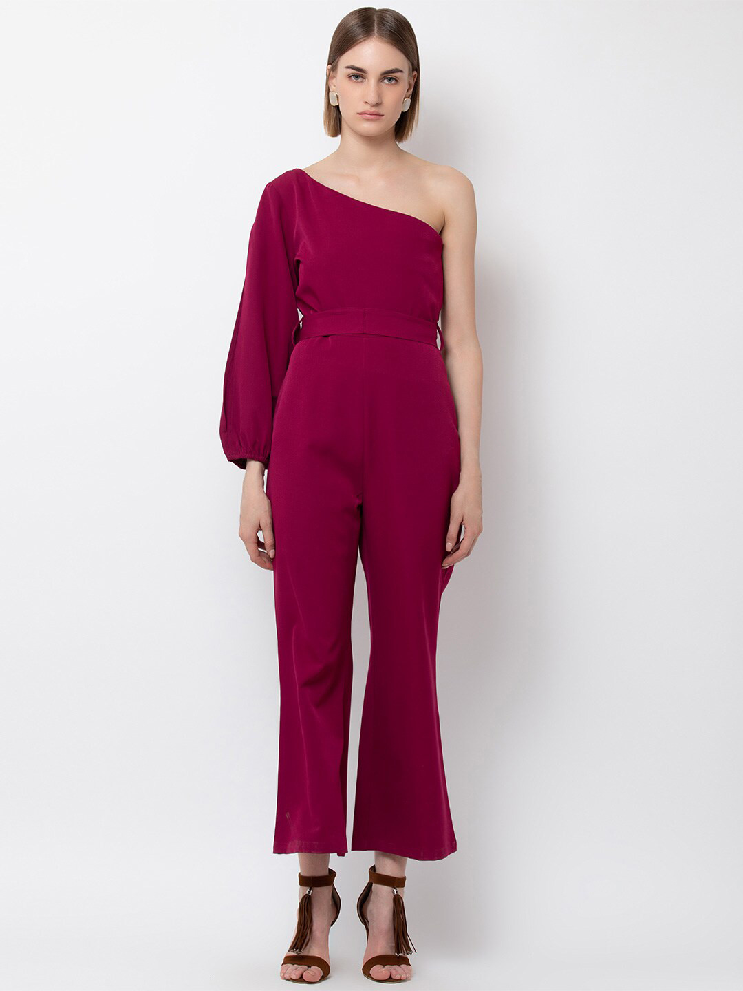 DODO & MOA Pink Basic Jumpsuit