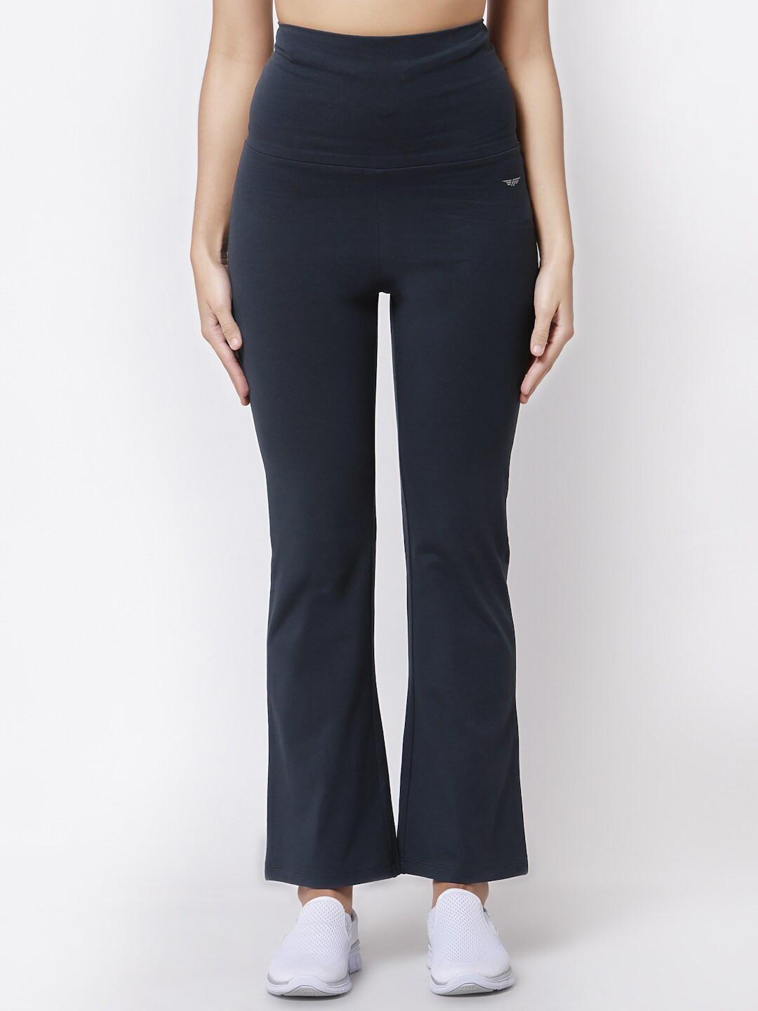 Red Tape Women Grey Solid Yoga Track Pants