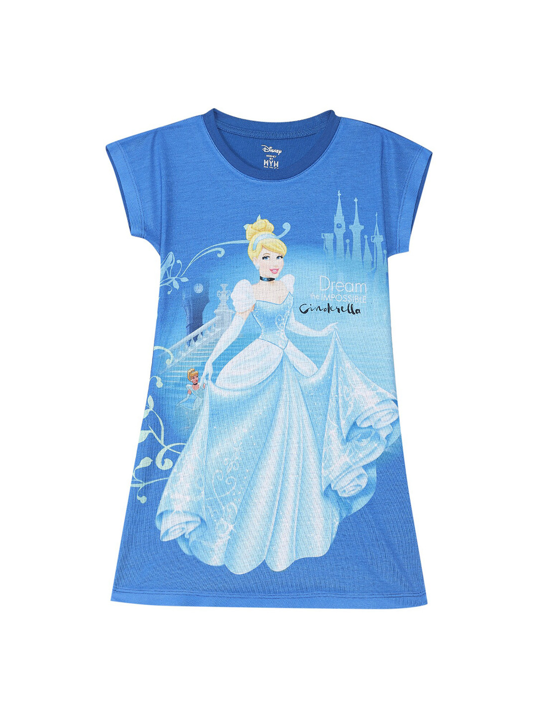 Disney by Wear Your Mind Blue Cinderella A-Line Dress