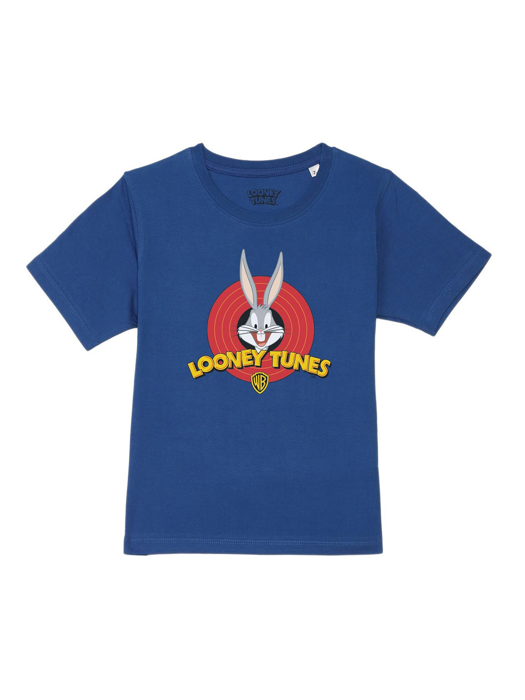 Looney Tunes by Wear Your Mind Boys Blue Looney Tunes Printed Pure Cotton T-shirt