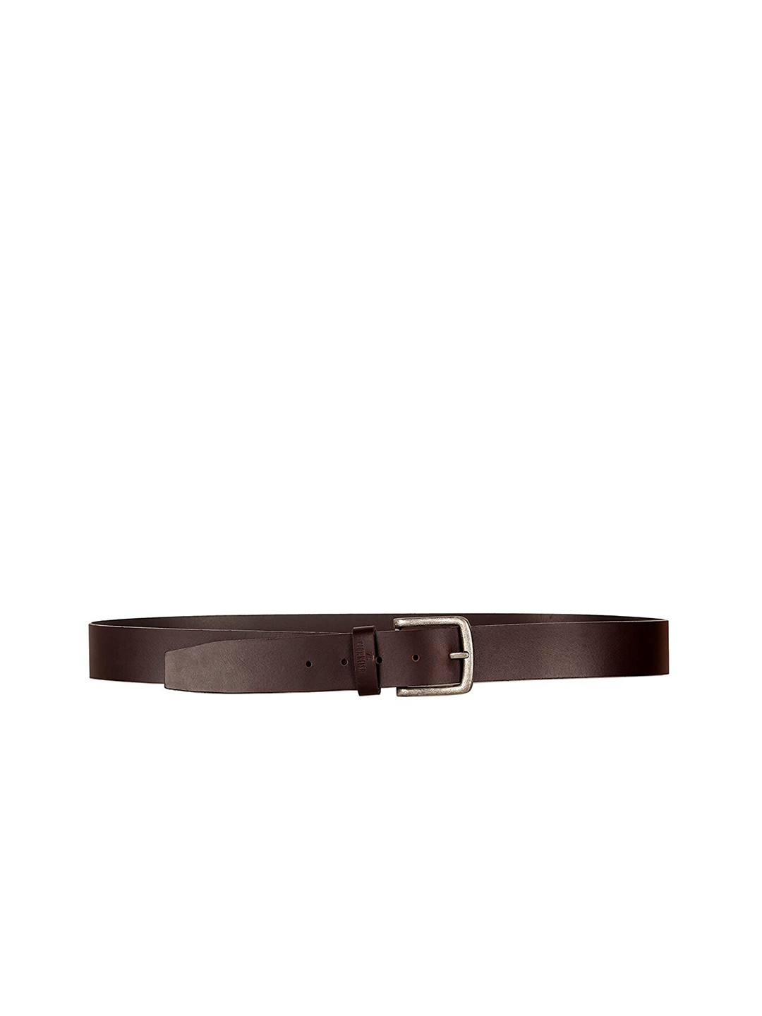 THE CLOWNFISH Men Brown Genuine Leather Belt