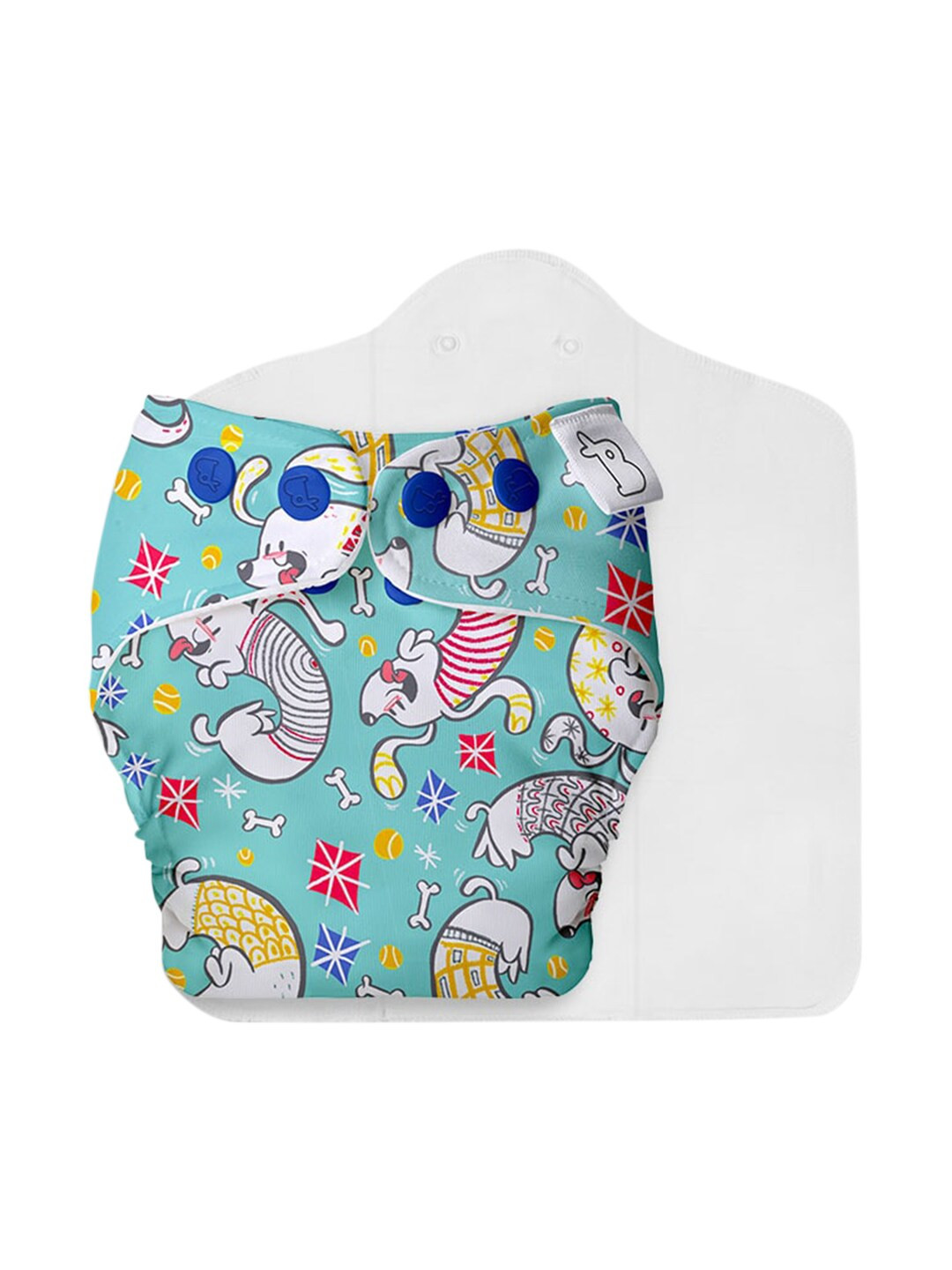 SuperBottoms Kids UNO Trim Organic Cotton Cloth Sustainable Diaper With Easy Snap Technology