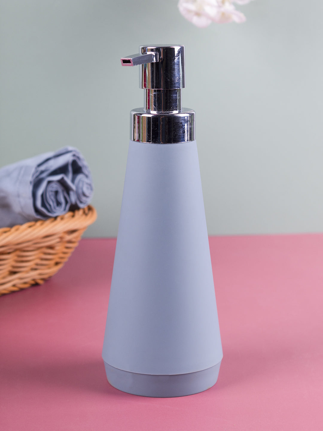 MARKET99 Blue Solid Plastic Soap Dispenser 300ml