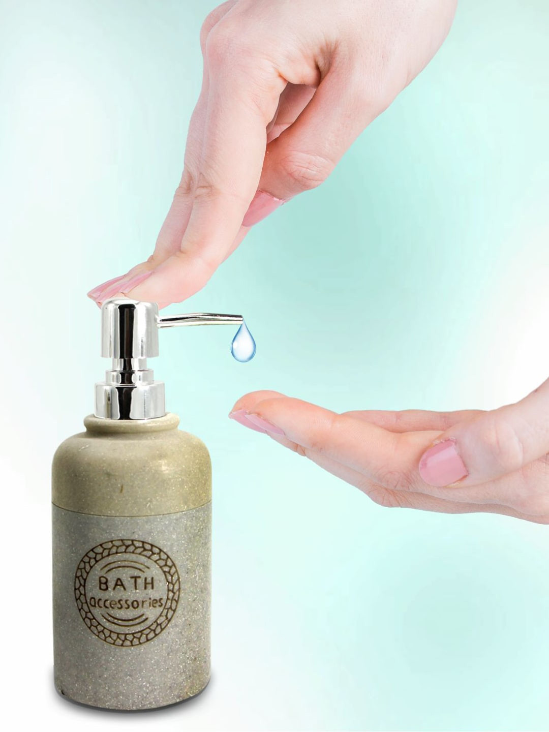 MARKET99  White Solid Soap Dispenser 350 ml