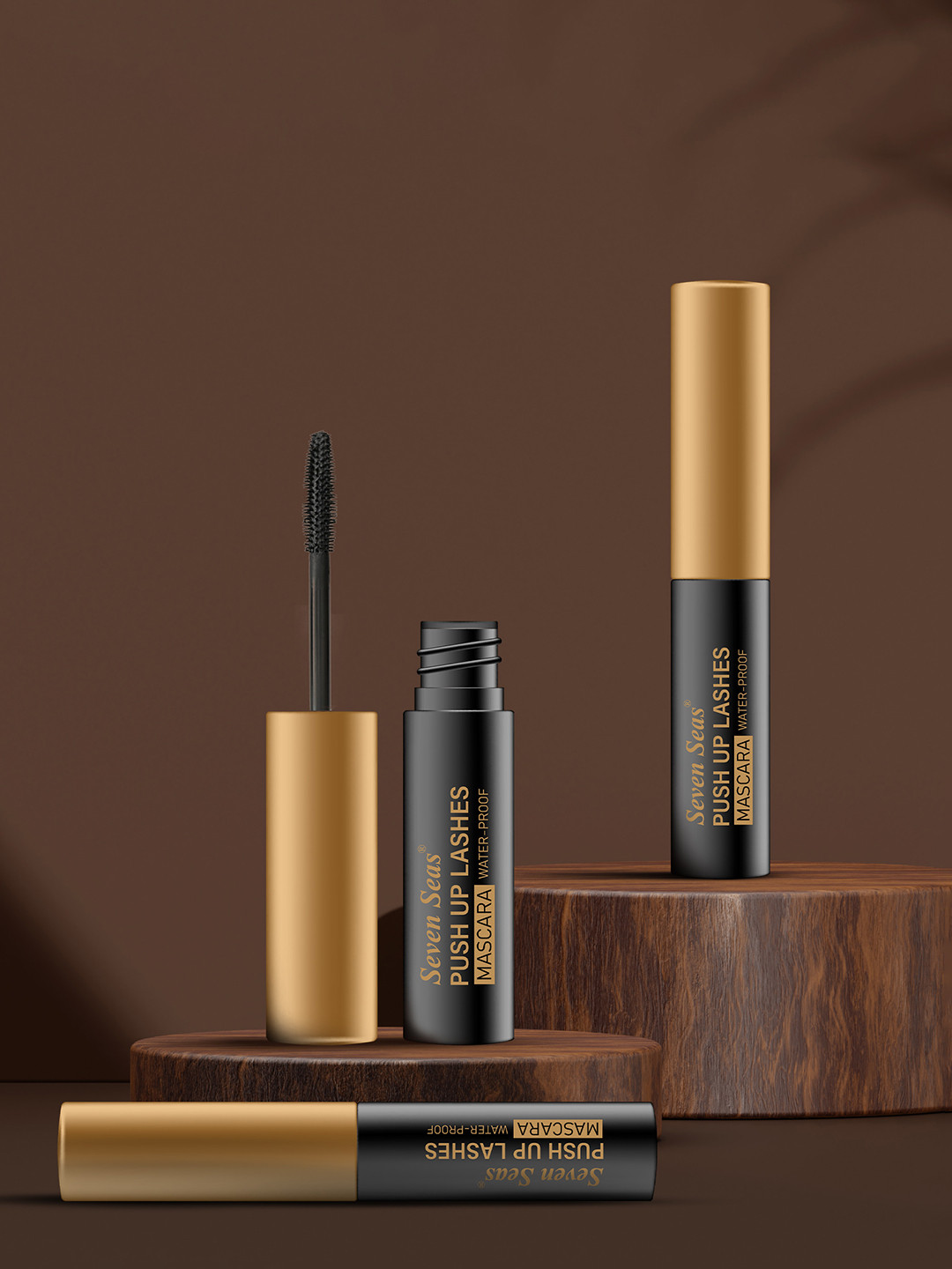 Seven Seas Push Up Lashes Mascara - Black