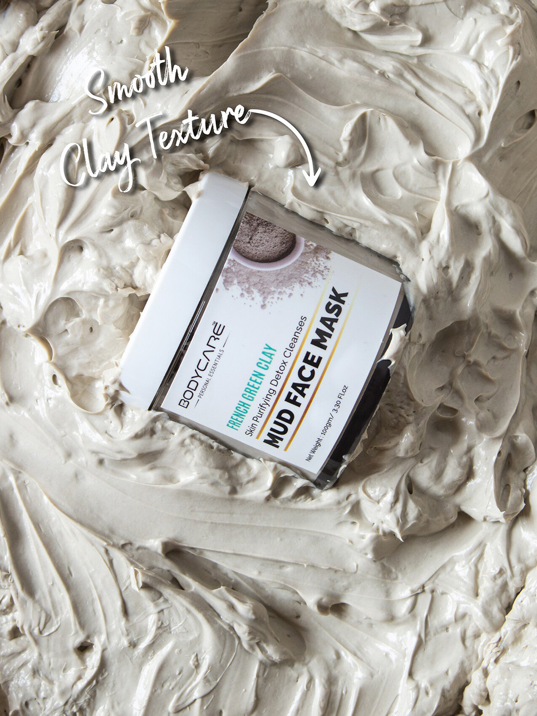 MY BODYCARE Premium French Green Clay Anti Acne Skin Purifying Mud Face Mask 100g