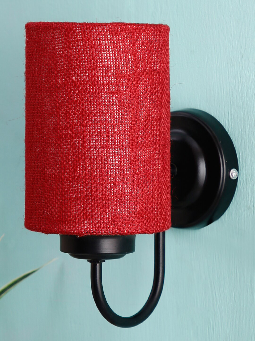 Devansh Maroon Solid Contemporary Wall Mounted Wall Lamps