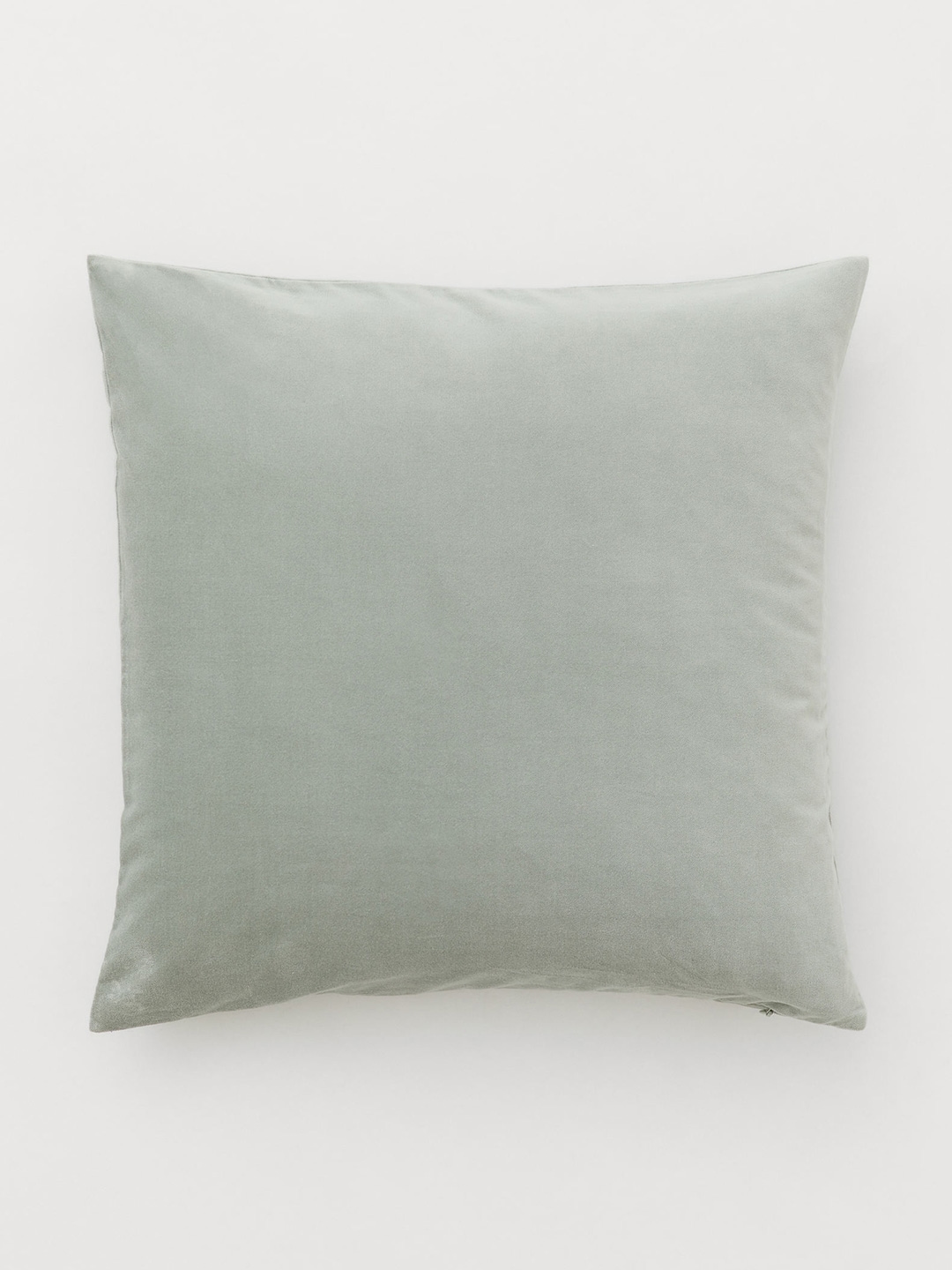 H&M Mint Green Cotton Velvet Cushion Cover