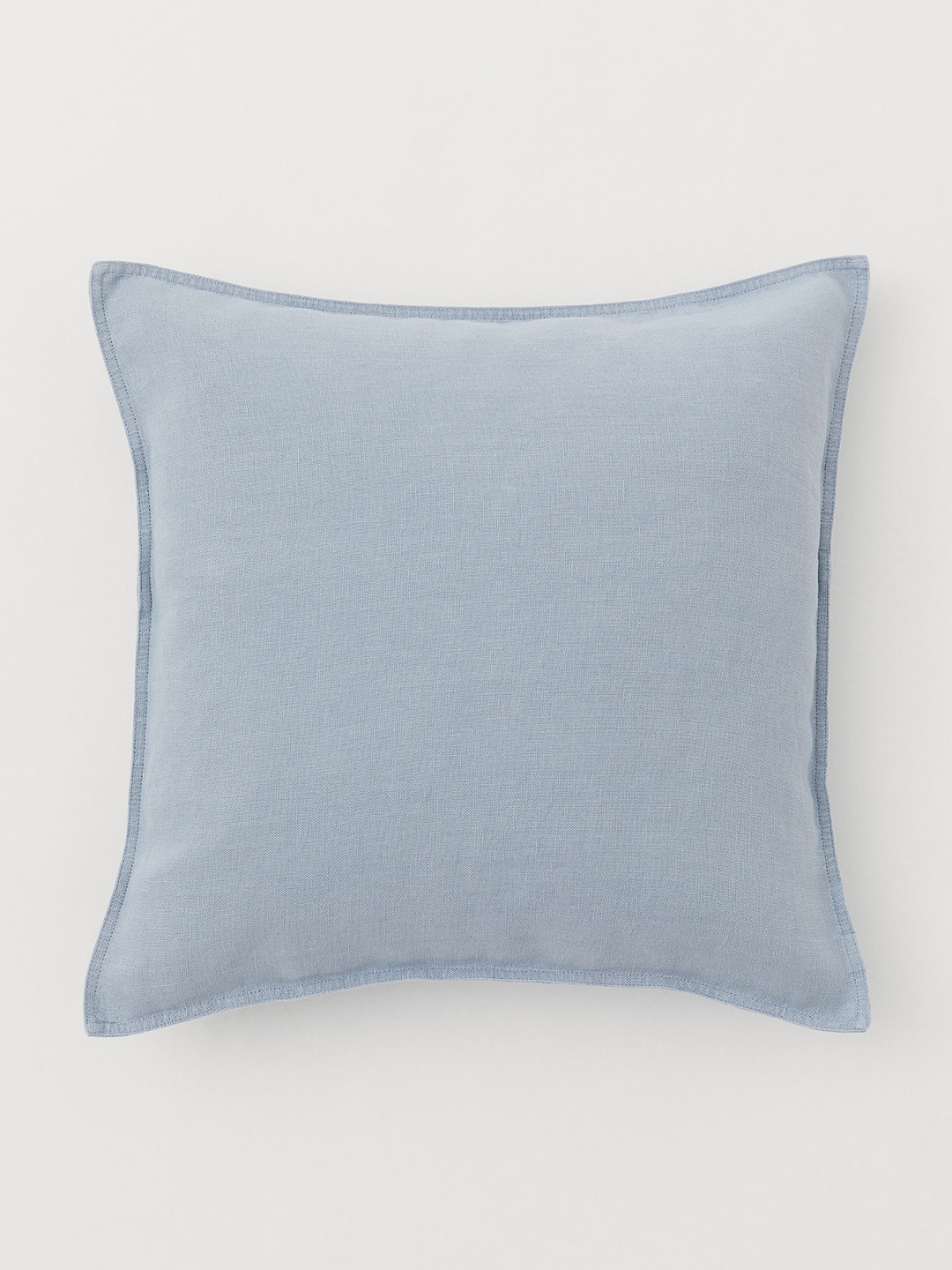 H&M Blue Washed Linen Cushion Cover
