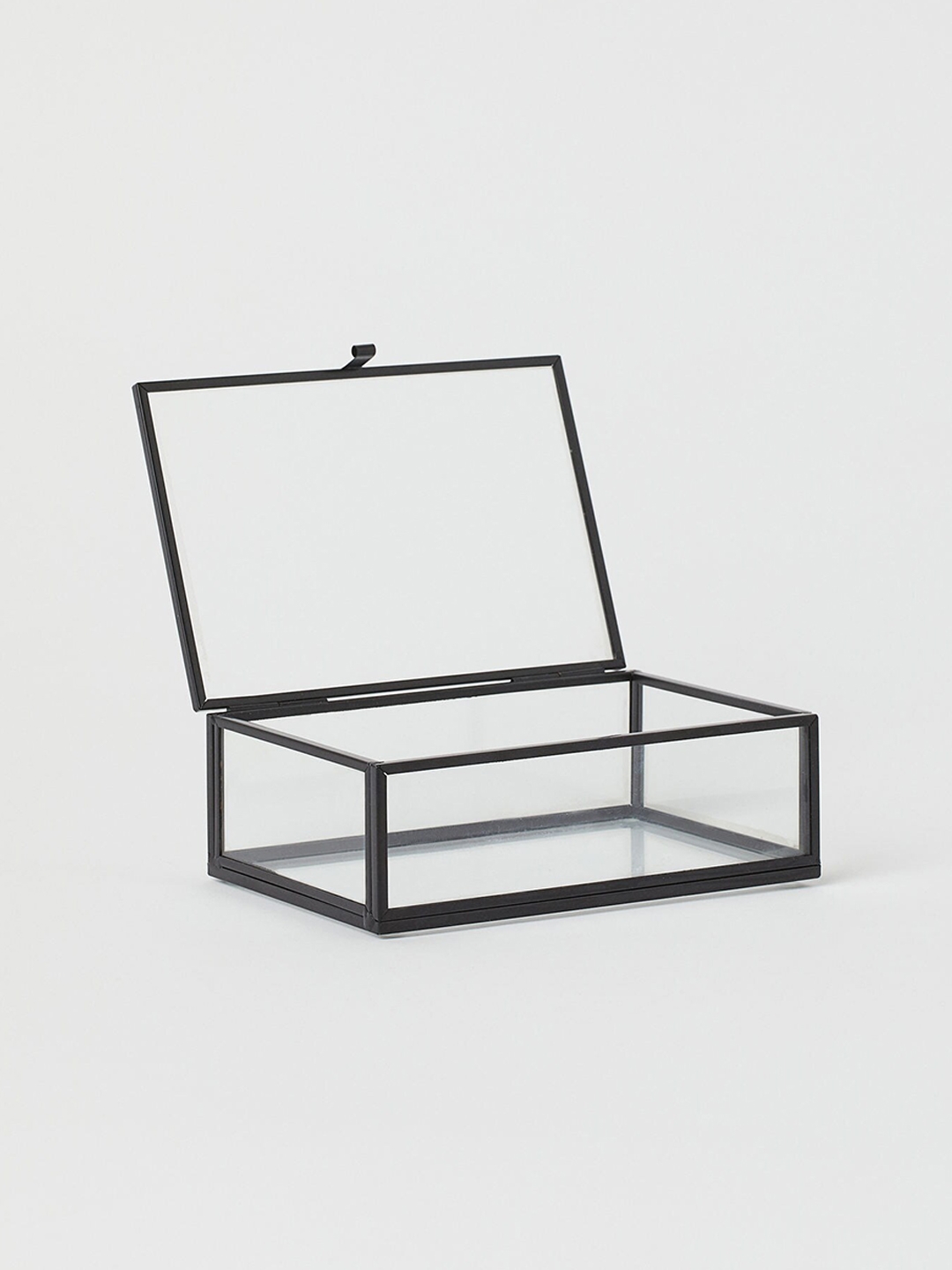 H&M Black Clear Glass Box