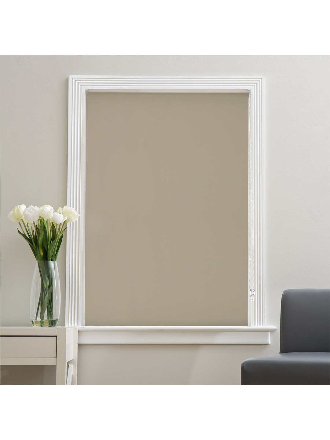 Deco Window Brown Black Out Window Roller Blinds