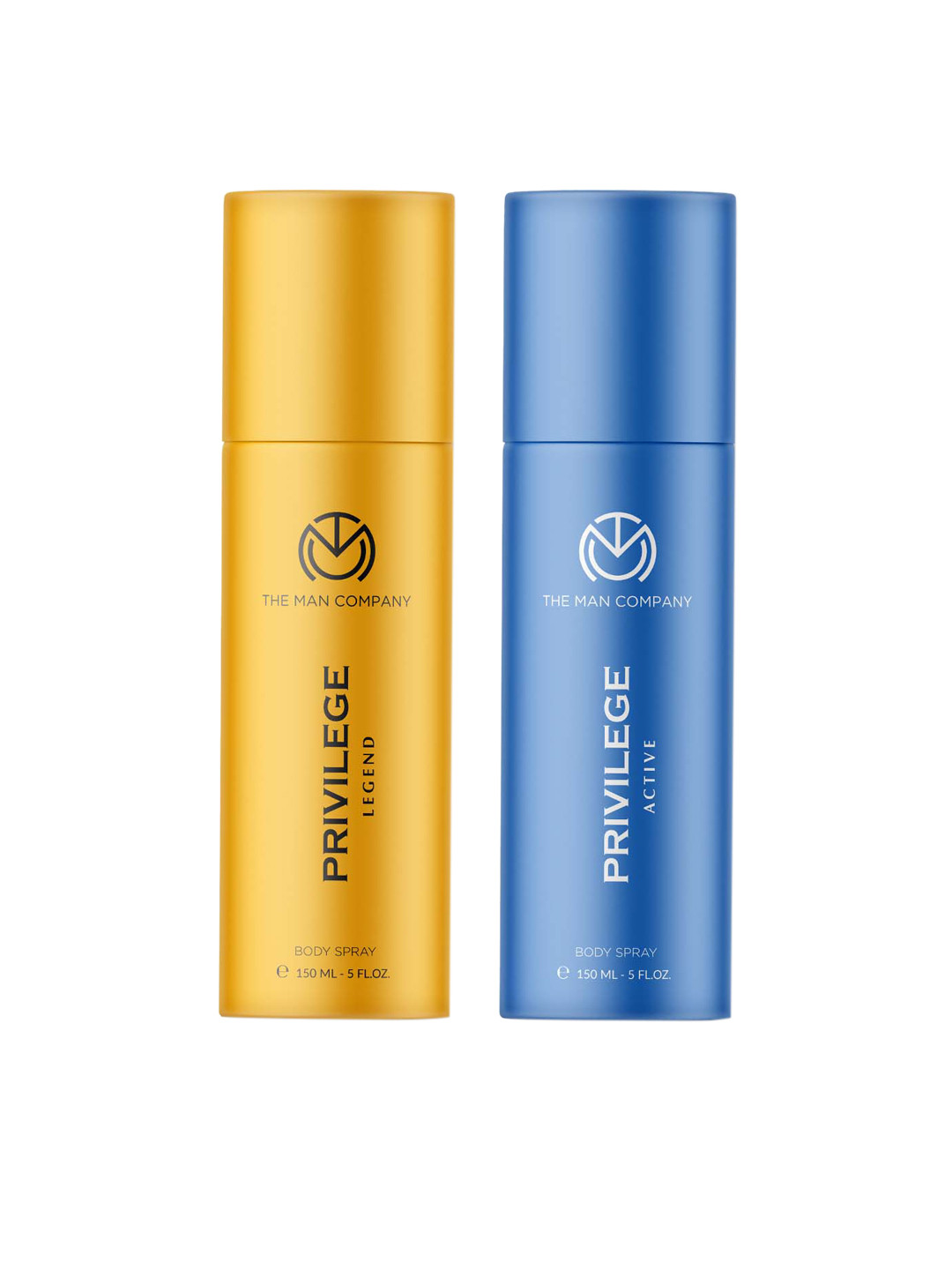 THE MAN COMPANY Men Set of 2 Privilege Body Sprays - Legend & Active - 150 ml each