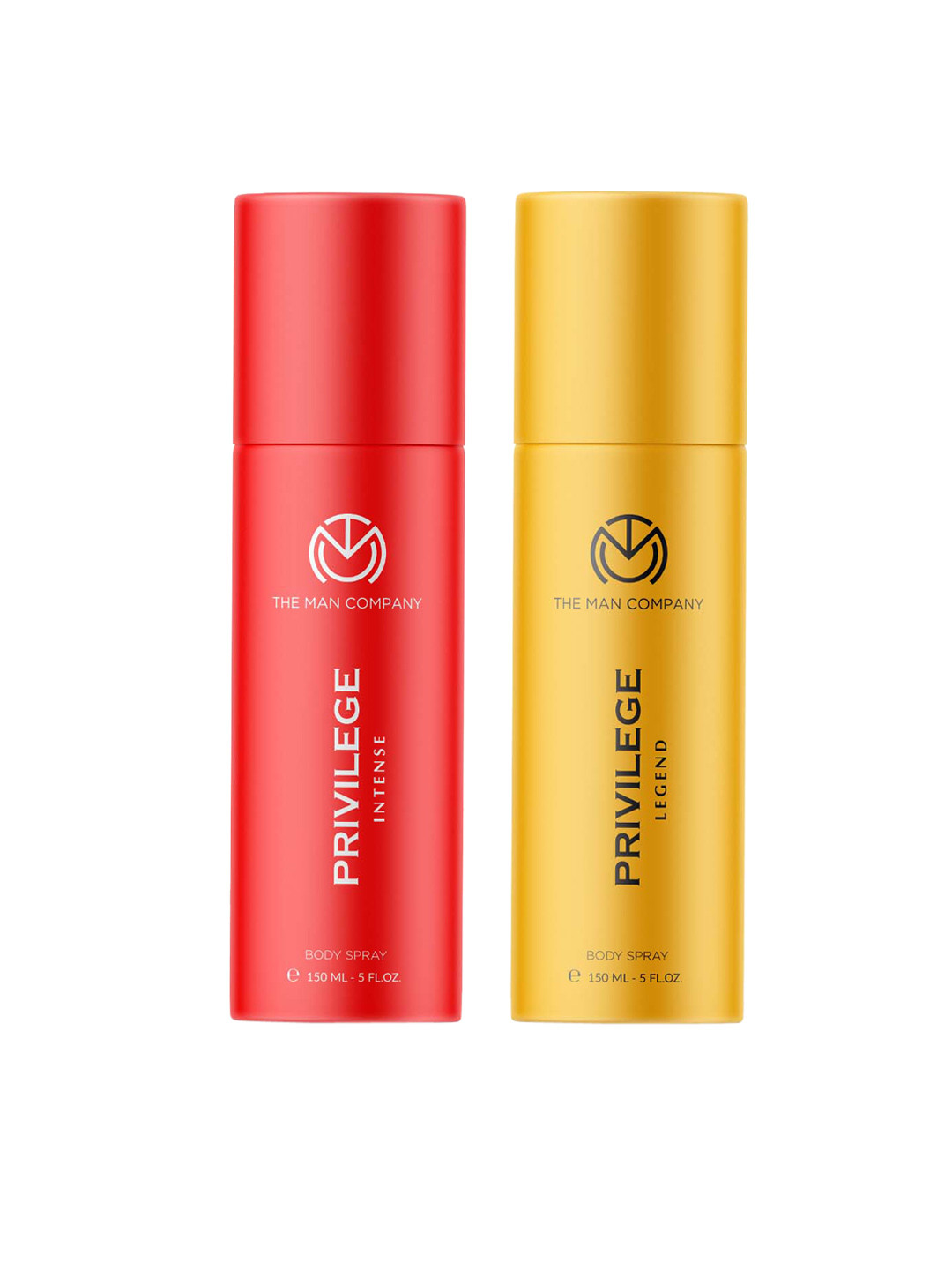 THE MAN COMPANY Men Set of 2 Privilege Body Sprays - Legend & Intense - 150 ml each