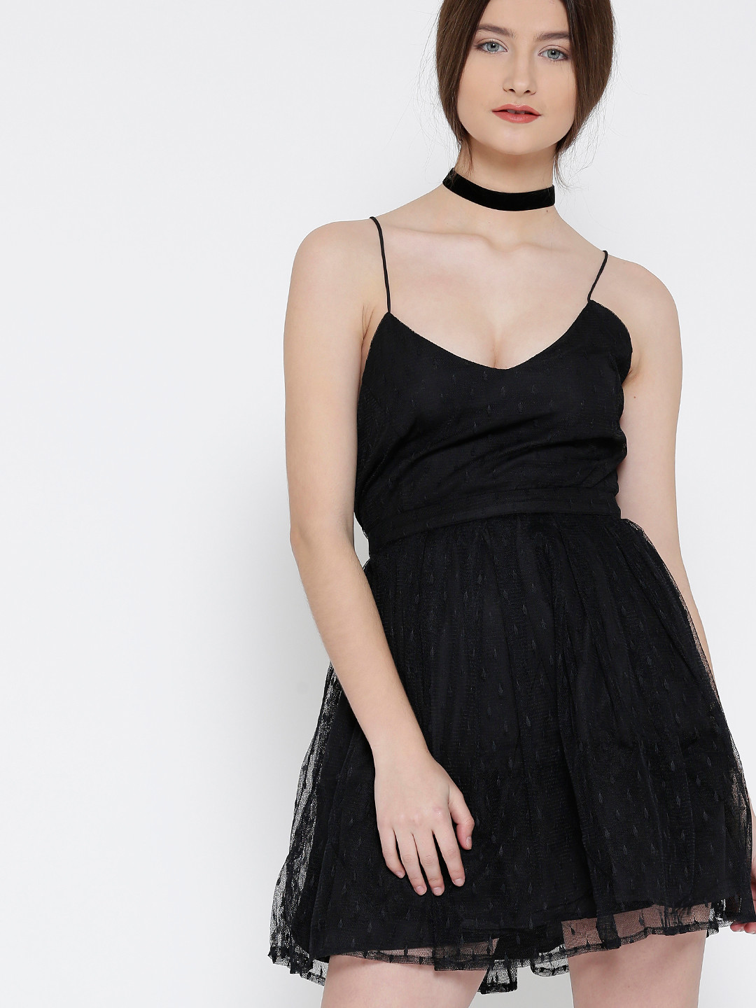 Lace Fit \u0026 Flare Dress - Dresses 