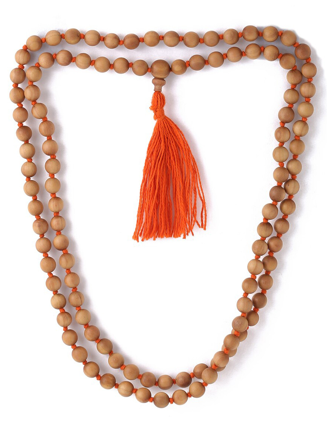 RDK Unisex Beige Pure Sandalwood Prayer/Japa Bead Mala