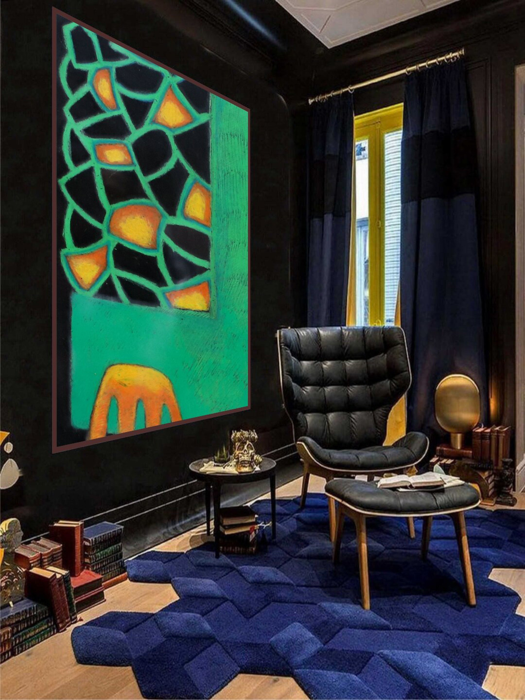 The Art House Multi-Coloured Abstract Wall Art