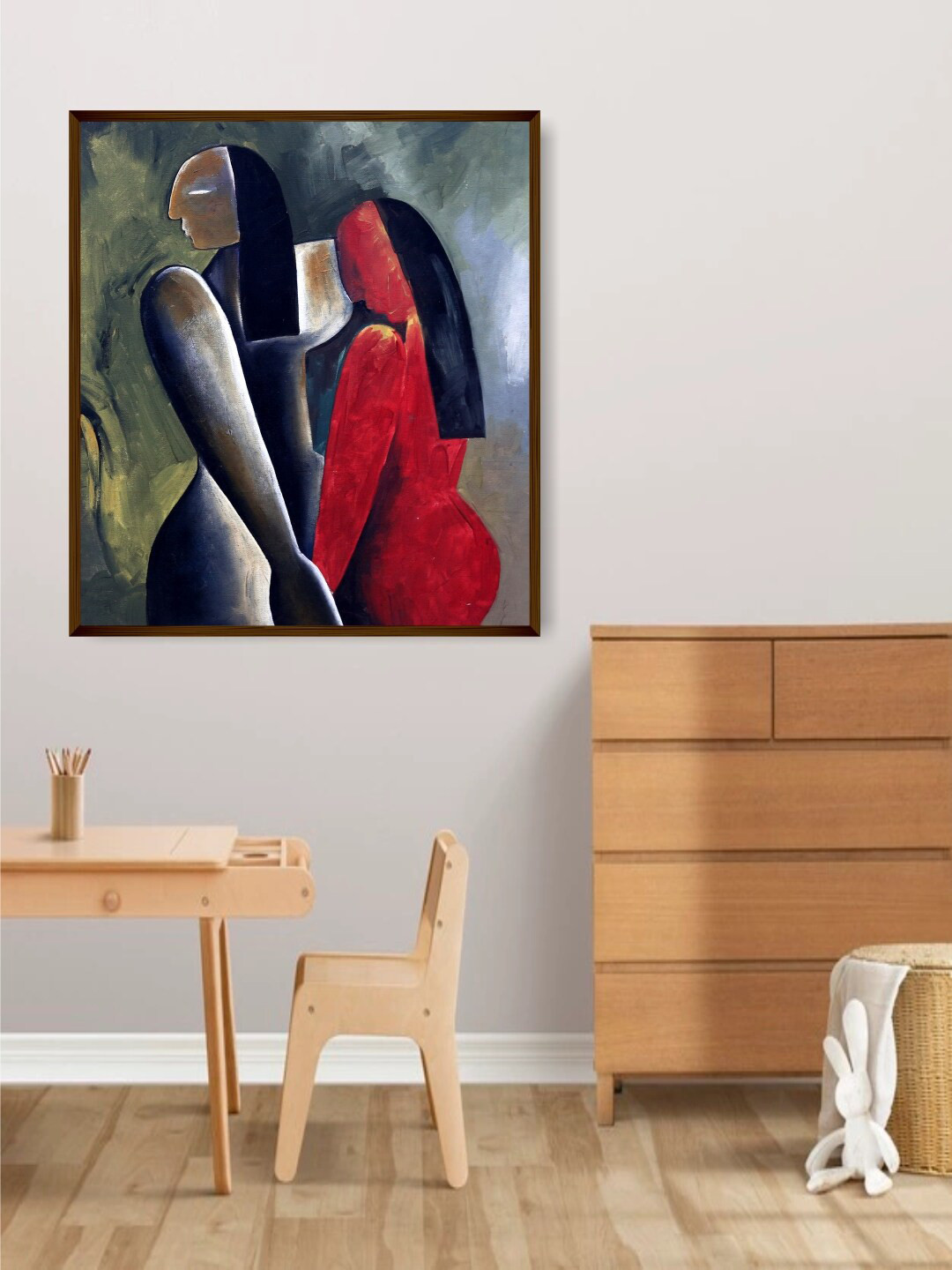 The Art House Canvas Wall Rectangle Paintings Wall Art - 39.8x30In