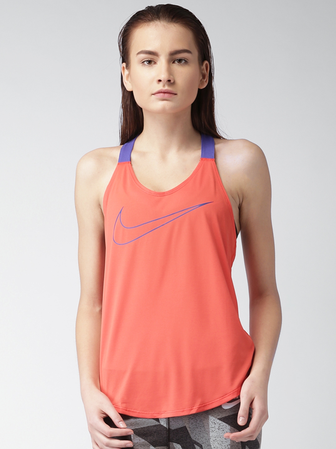 nike orange tank