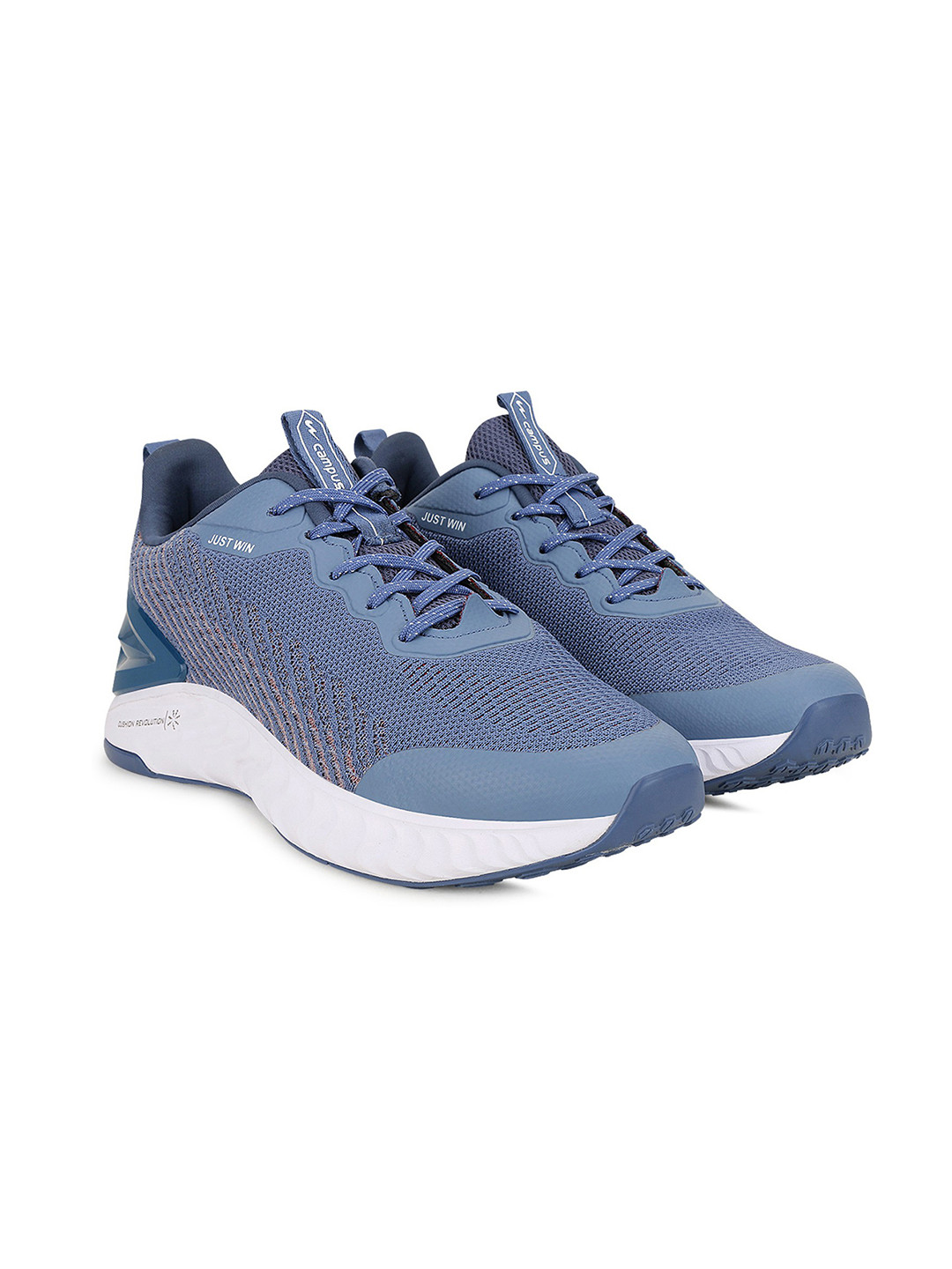 Campus Men GARNATE Blue Mesh Running Shoes