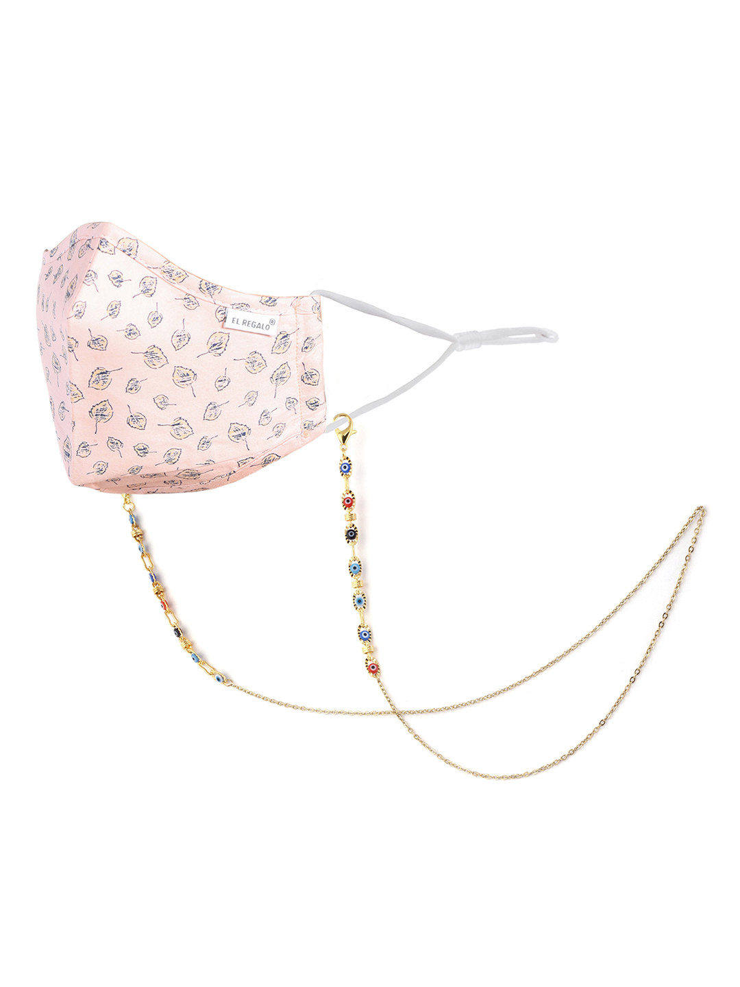 EL REGALO Gold-Toned Mask Chain