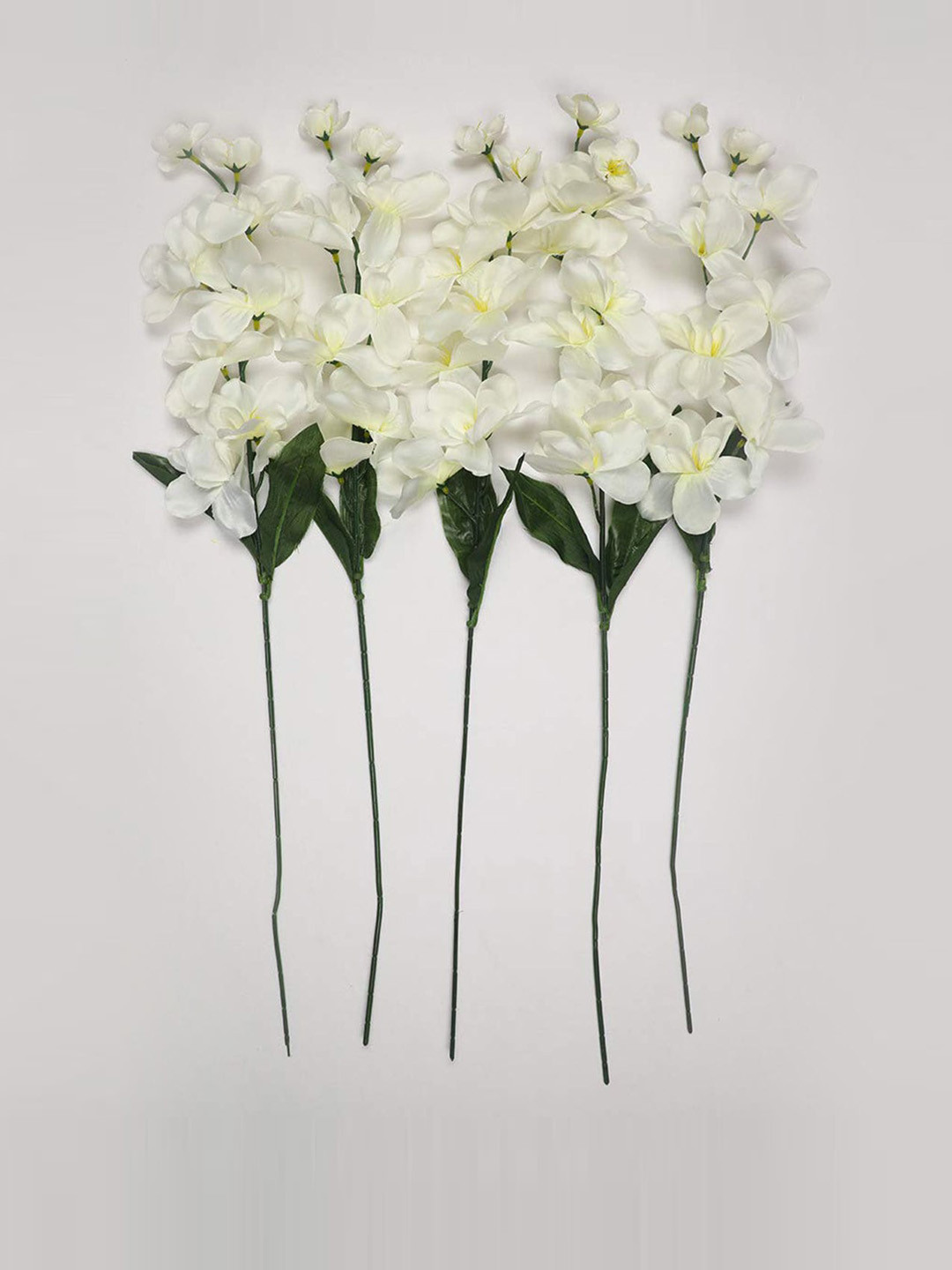 AMFLIX White Artificial Bonsai Orchid Flower Plant