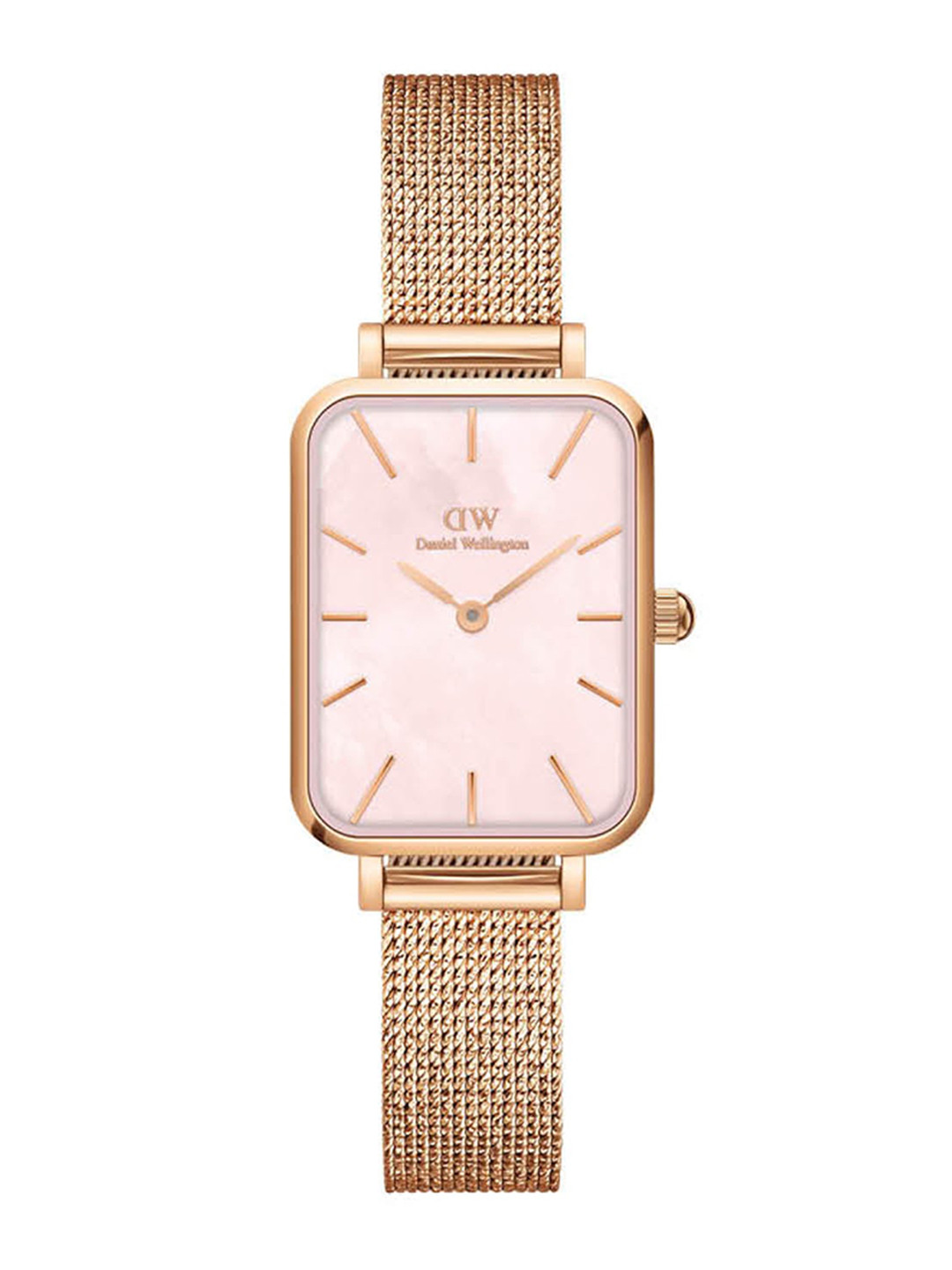 Daniel Wellington Quadro Pressed Women Dial Pink Mother of Pearl 26mm Watch - DW00100510