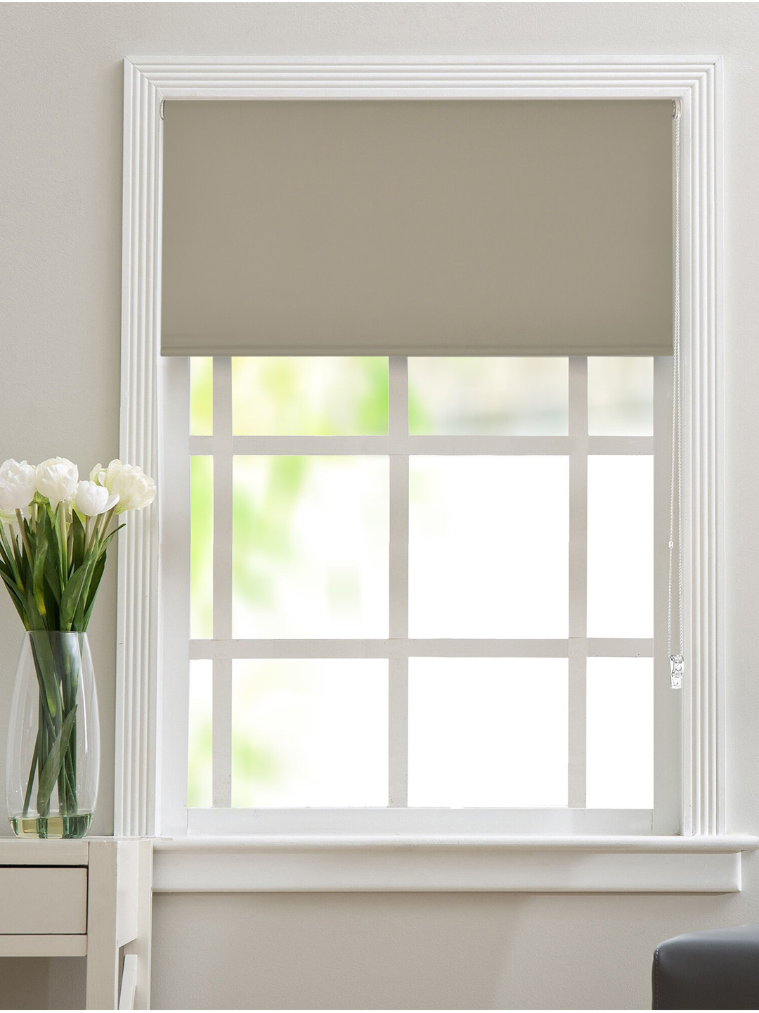 Deco Window Brown Black Out Roller Blinds