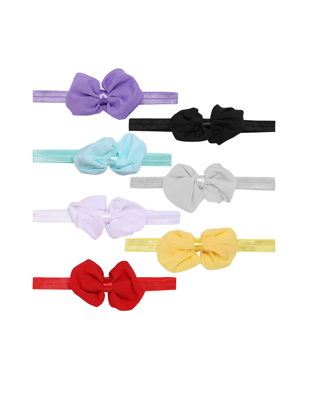 Babymoon Set Of 7 Bow Headbands