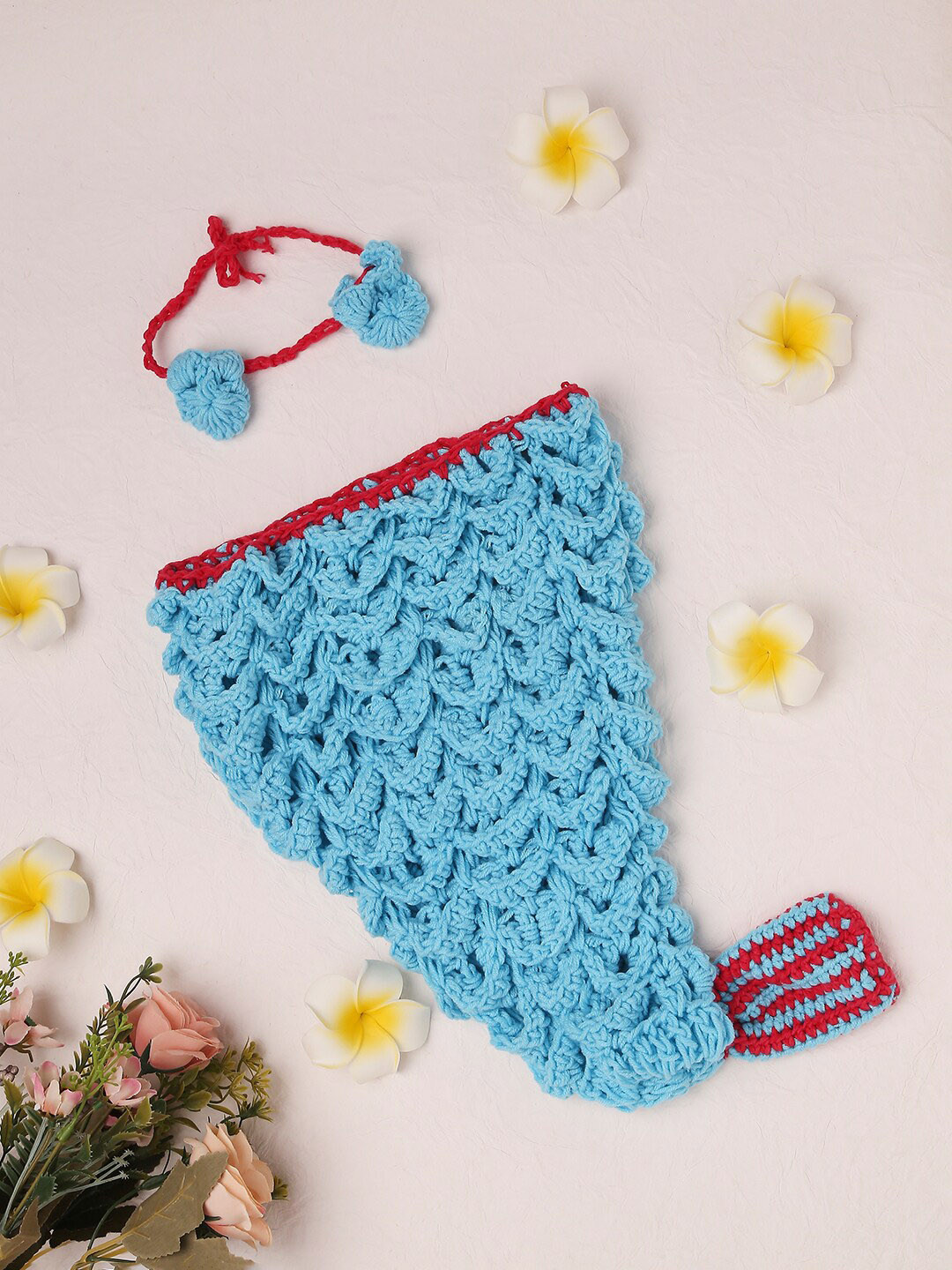 Babymoon Kids Blue Mermaid Newborn Photography Costume