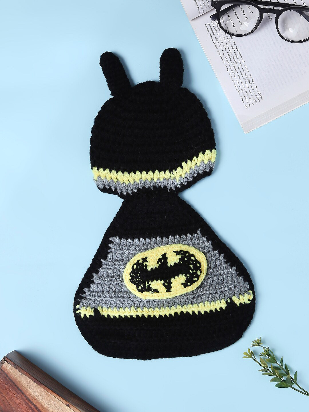 Babymoon Black & Yellow Newborn Photography Costume