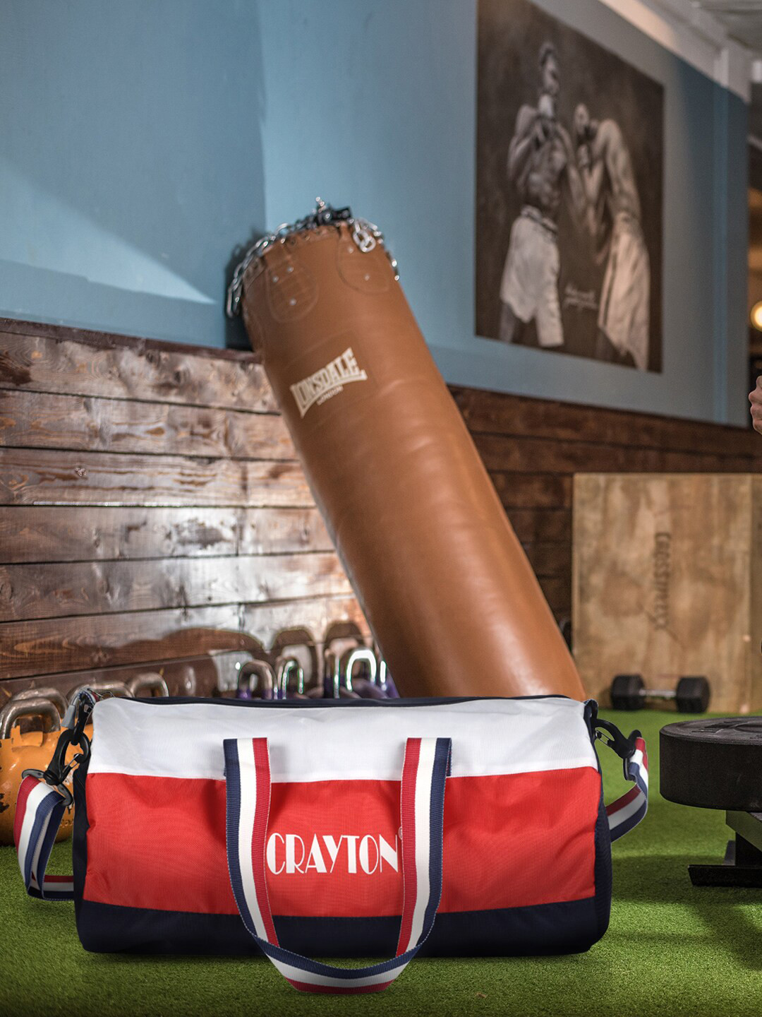 CRAYTON Colorblocked Medium Duffel Bag