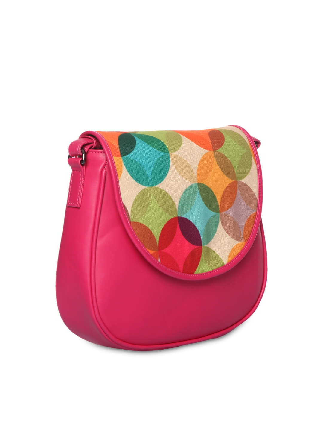 Impulse Pink Printed Sling Bag Handbags For Women