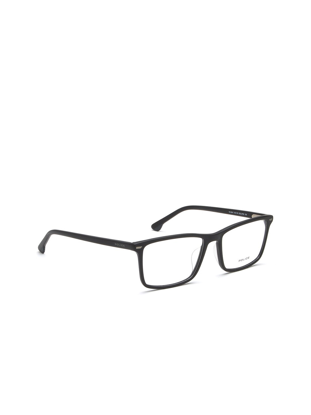 Police Men White & Black Full Rim Rectangle Frames