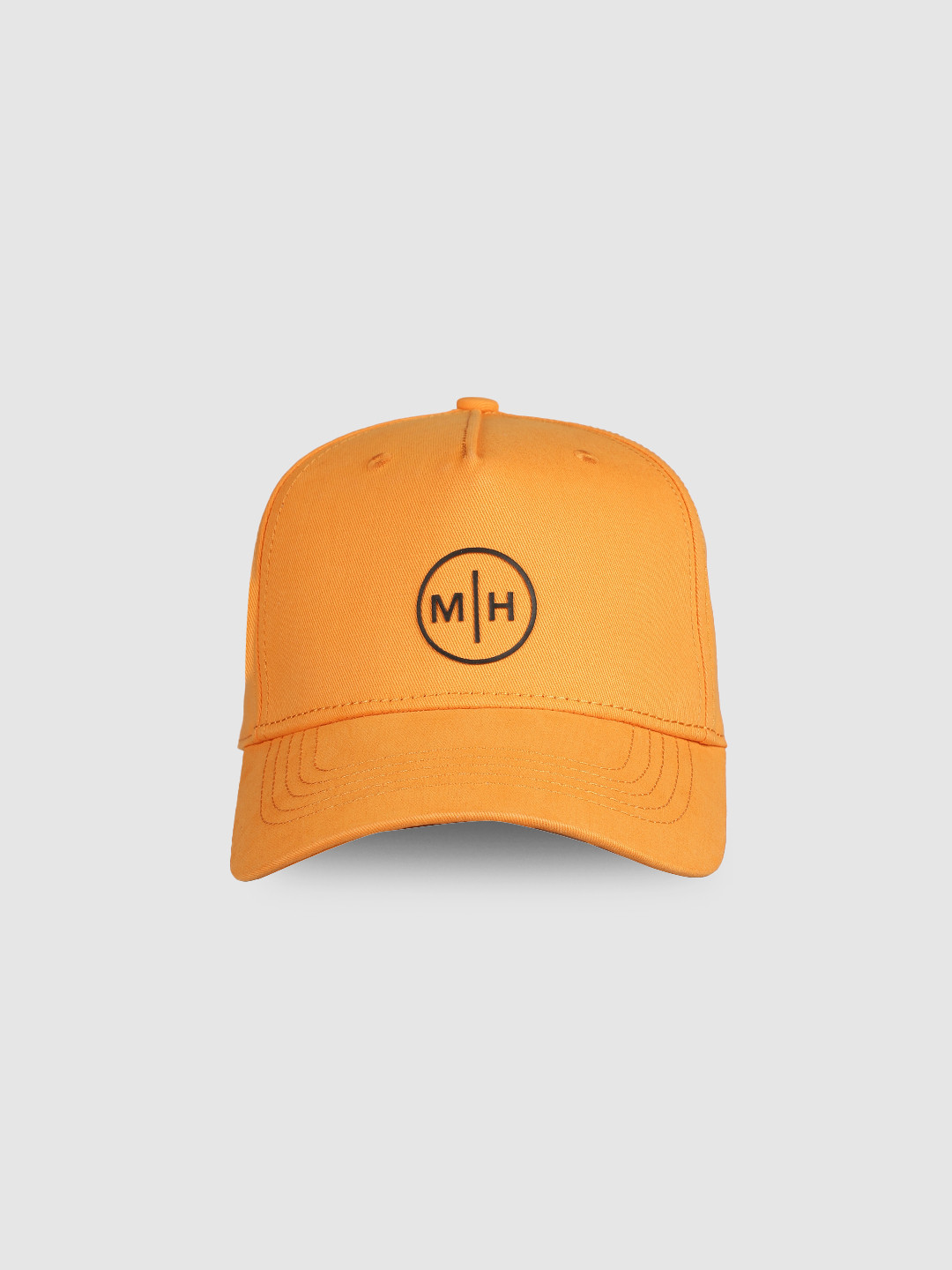 Mast & Harbour Unisex Orange Printed Baseball Cap
