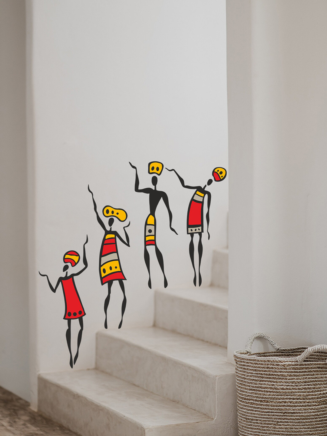 RANGOLI Dancing Men PVC Wall Sticker