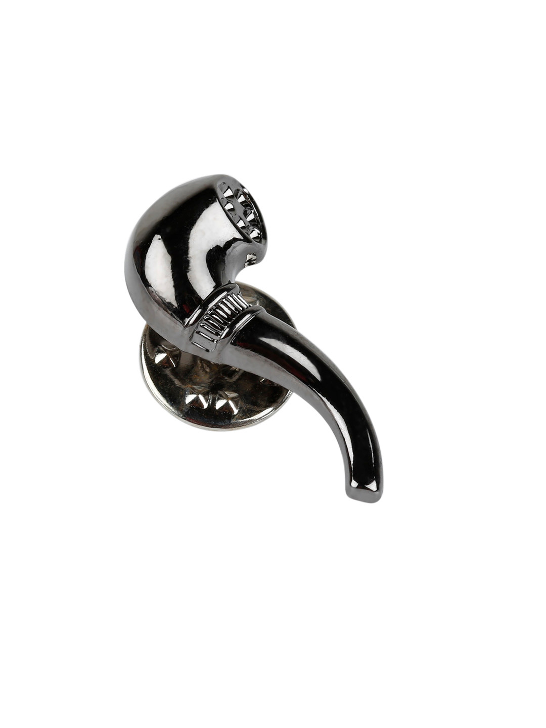 Alvaro Castagnino Men Grey Smoking Pipe Brooch