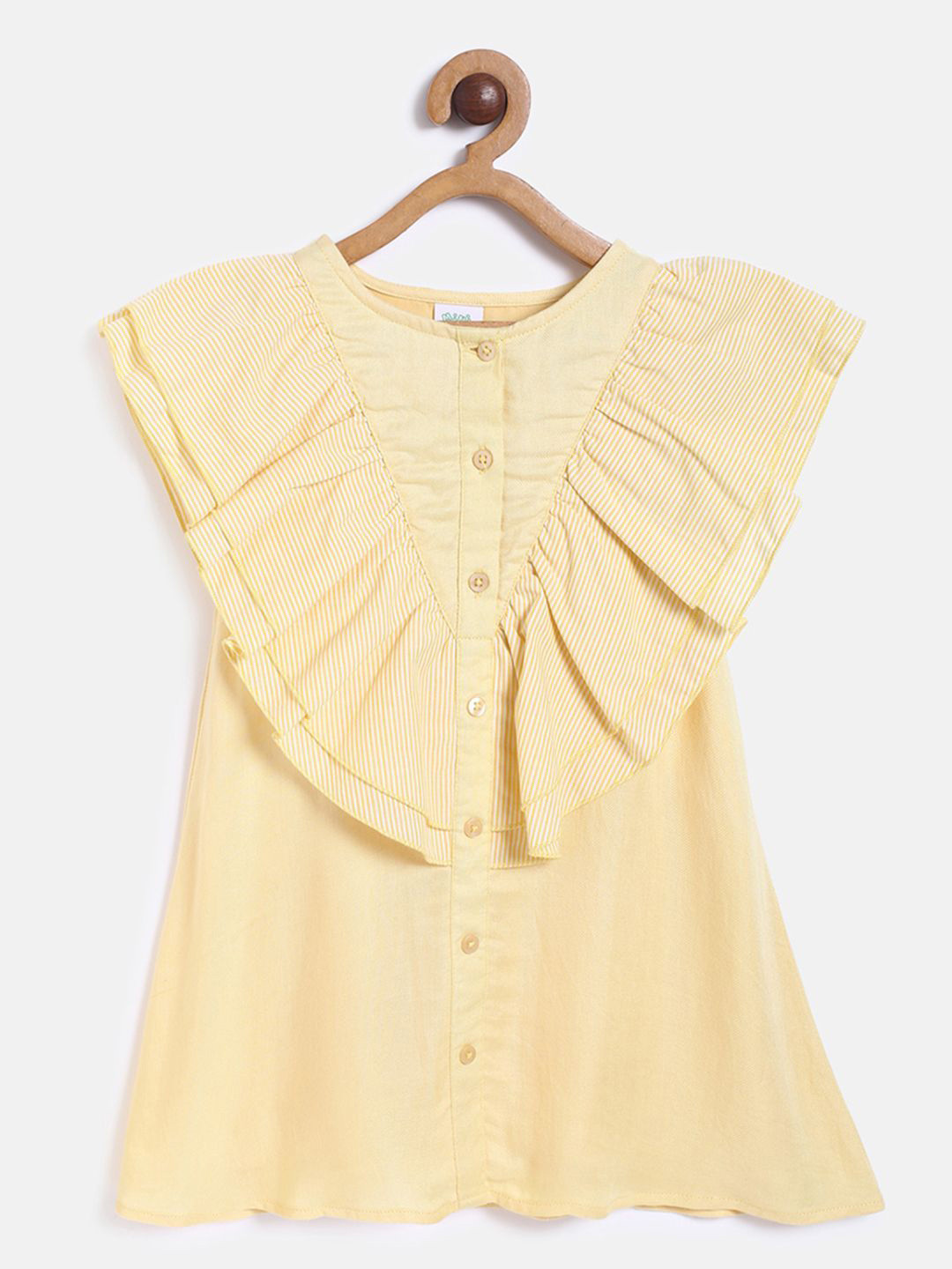 MINI KLUB Yellow A-Line Dress