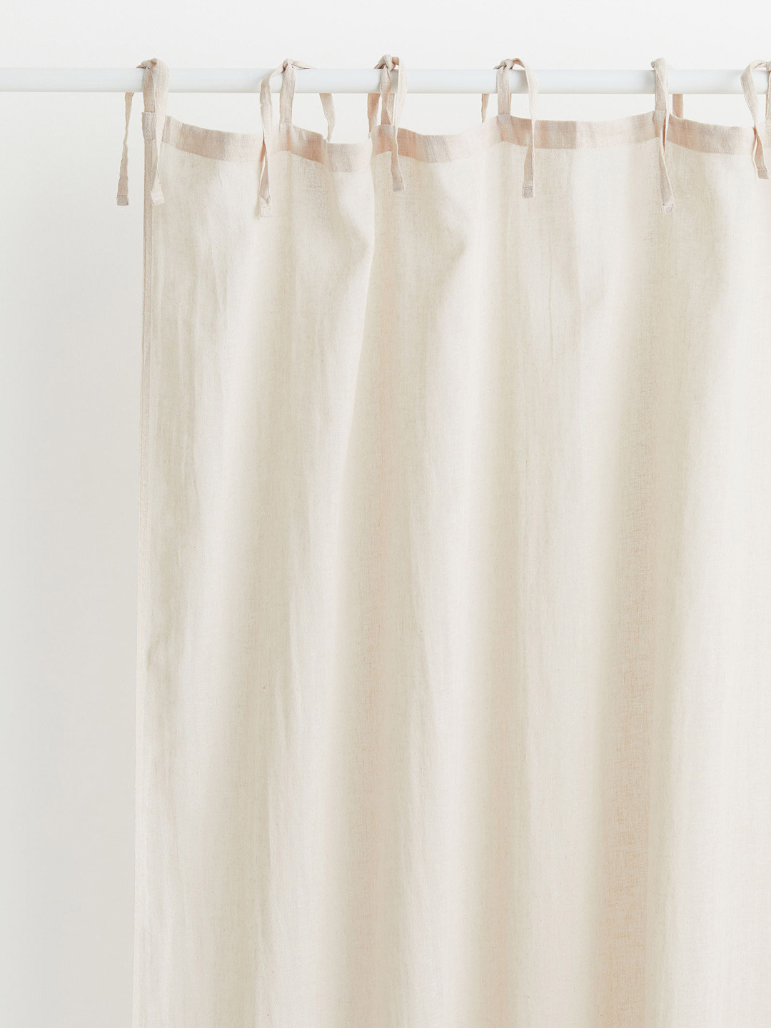 H&M Beige 2-Pack Linen-Mix Curtains