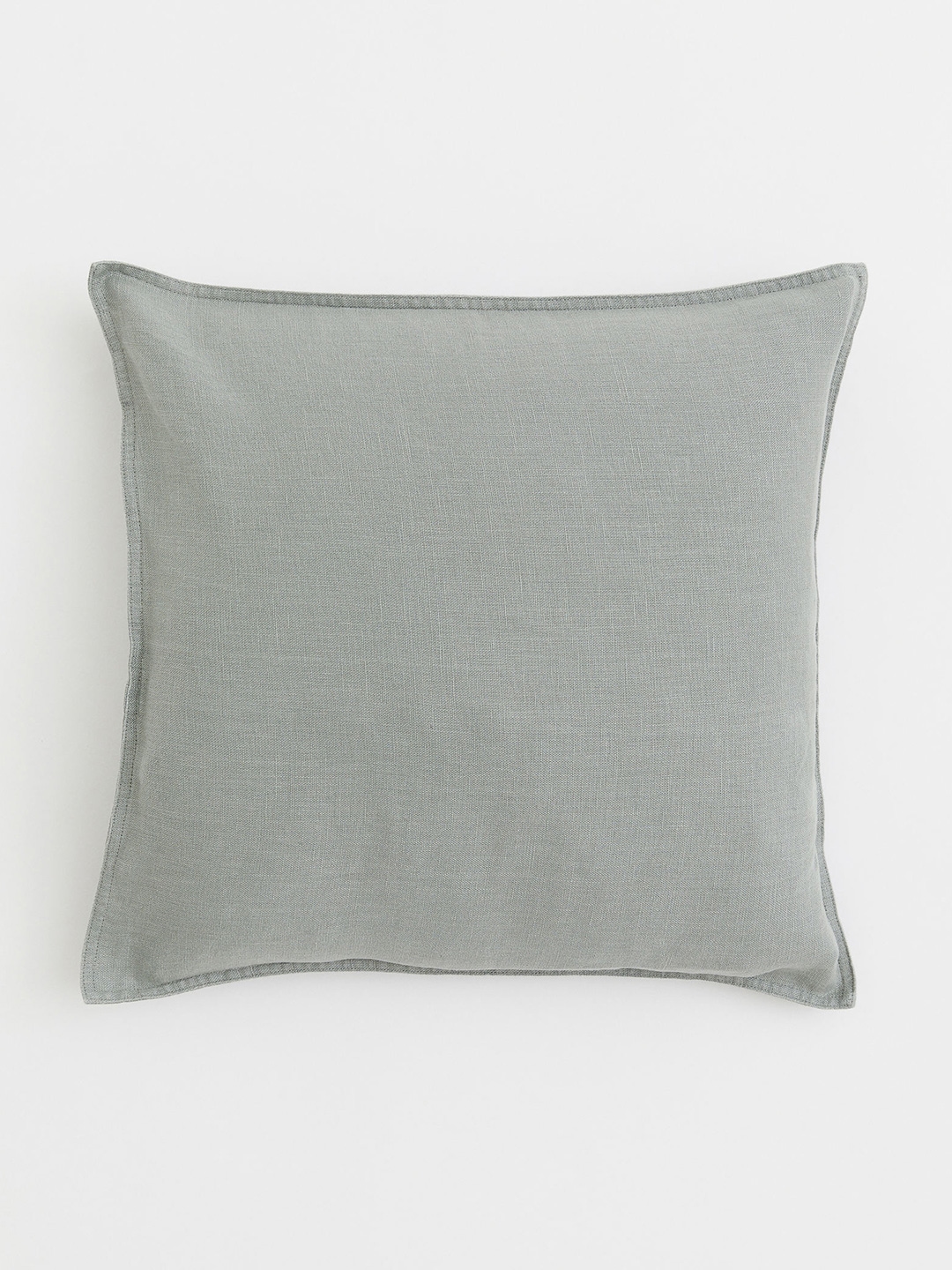 H&M Mint Green Single Washed Linen Cushion Cover