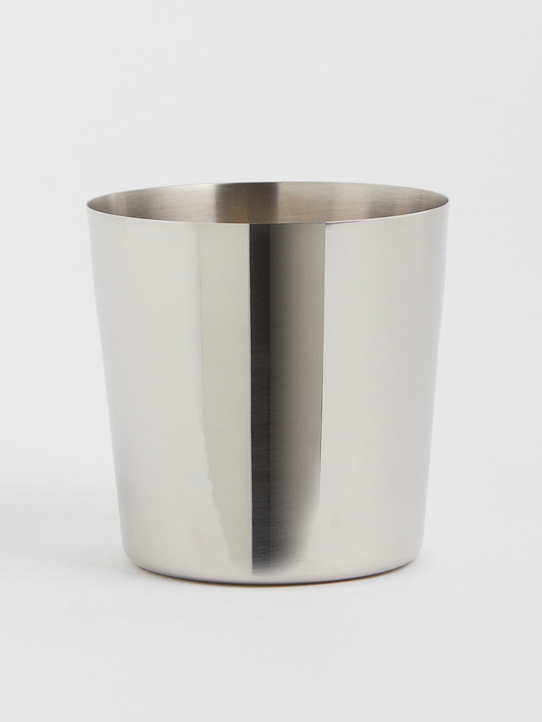 H&M Silver-Toned Metal Plant Pot