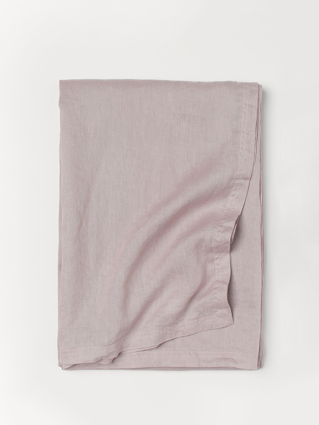 H&M Beige Washed Linen Tablecloth