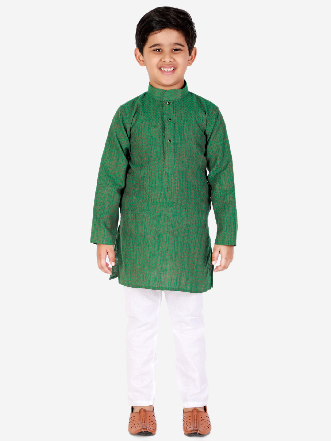 Pro-Ethic STYLE DEVELOPER Boys Green Kurta with Churidar