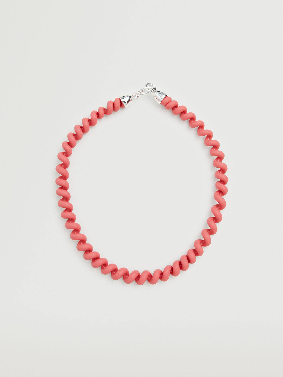 MANGO Clay Cord Design Necklace